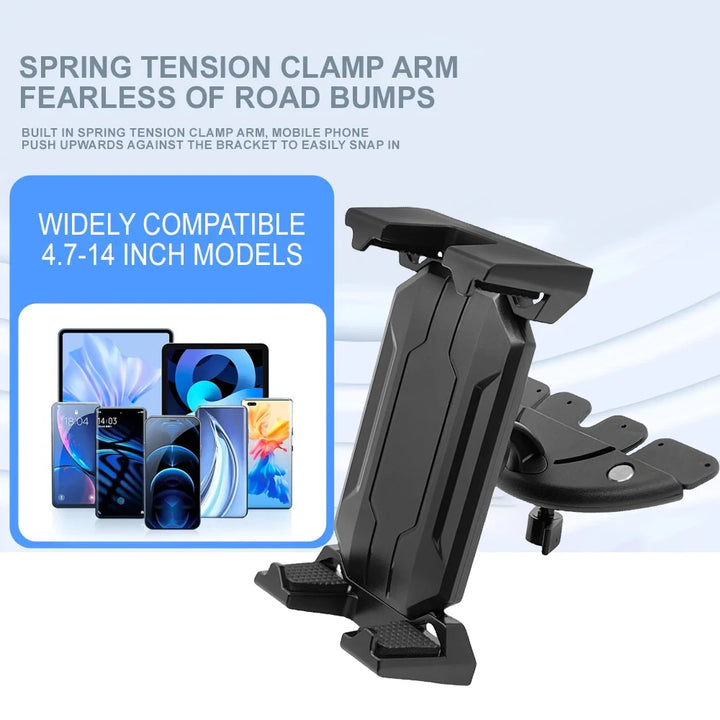 Universal Car Tablet Stand Phone Holder Auto CD Slot Mount Bracket for iPad Pro Air Mini Iphone Samsung Xiaomi 4-14 Inch Pad GPS