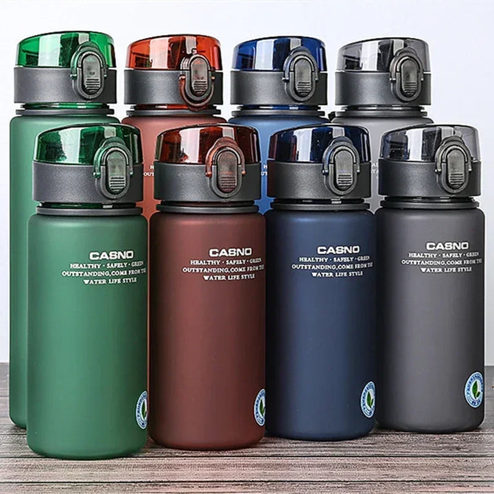 400/560ml Sports Water Bottle Outdoor Sport Leak Proof Plastic Water Cup Fitness Kids Drinkware BPA Free Cute Water Bottle