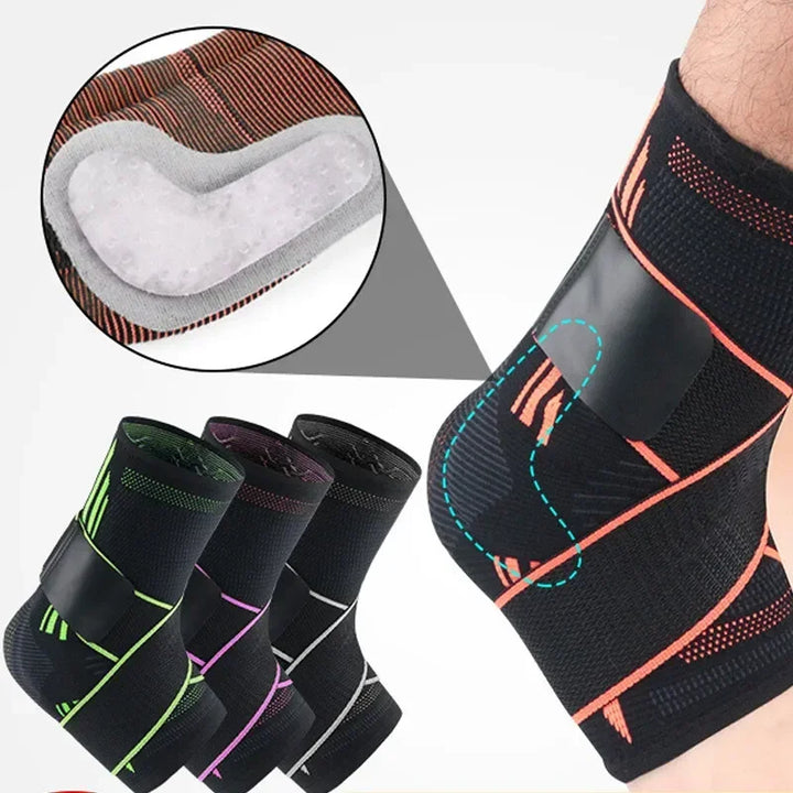 CEOI GWOK Ankle Support Brace Multifunctional Brace Compression Wraps Fitness Weightlifting Running Ankle Sport Fitness Guard