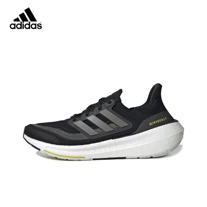 Adidas ULT Men Women Running Shoes Comfortable Fabric Anti-slip Wear Lightweight Low-top Casual Running Shoes Black and White