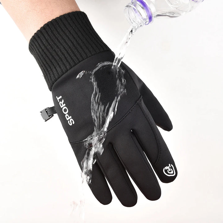 Winter Waterproof Men's Gloves Touchscreen Windproof Sports Fishing Driving Motorcycle Ski Non-slip Warm Cycling Women Gloves