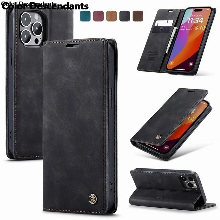 Leather Case For Xiaomi 14 Ultra Cover Magnetic Flip Wallet Shockproof Phone Book Xiaomi 14 Pro Case