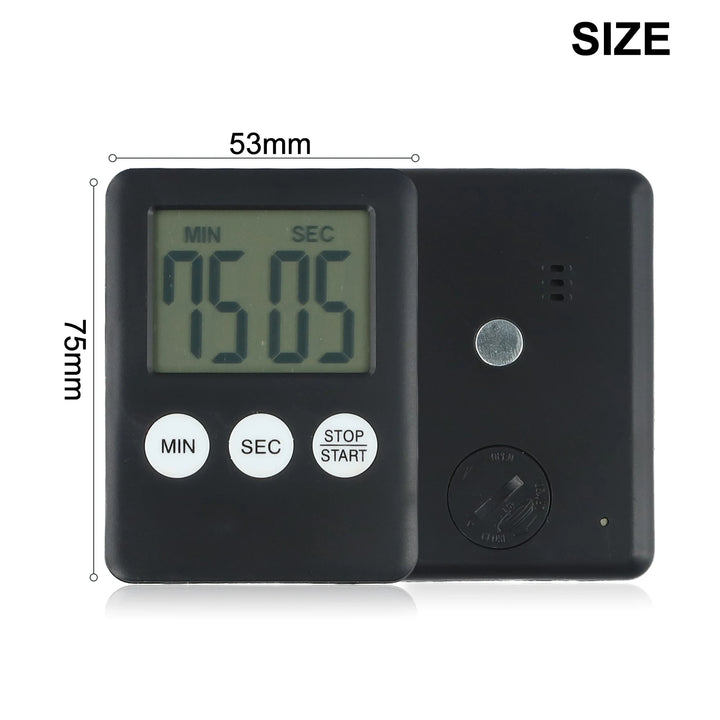 Kitchen Electronic Timer LCD Digital Countdown Timer Home Practical Cooking Timer Egg Timer Baking Stopwatch Cooking Timer Tool