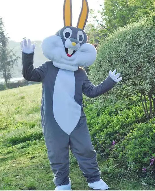 Easter Bunny Mascot Costume Cosplay Anime Halloween Decoration Rabbit mascottes costumes Fursuit