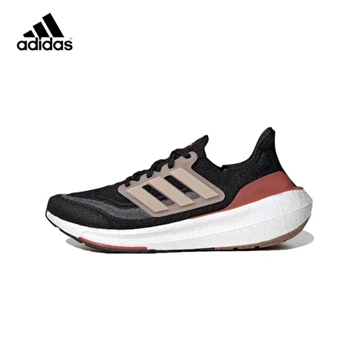 Adidas ULT Men Women Running Shoes Comfortable Fabric Anti-slip Wear Lightweight Low-top Casual Running Shoes Black and White