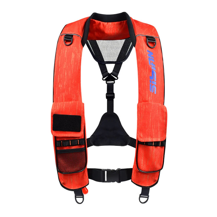 Automatic inflatable life jacket for adult swimming, water sports life jacket, automatic and manual