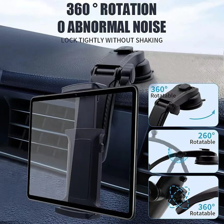 Sucker Car Phone Holder Flexible Mount For Mobile Cell Support 360 Degree Car Dashboard Stand For ipad IPhone Samsung Xiaomi