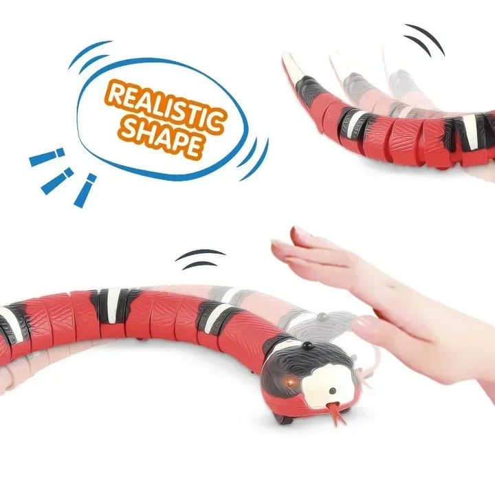 1pcs Intelligent sensing snake automatic electric cat toy pet interactive toy dog game toy cat accessories