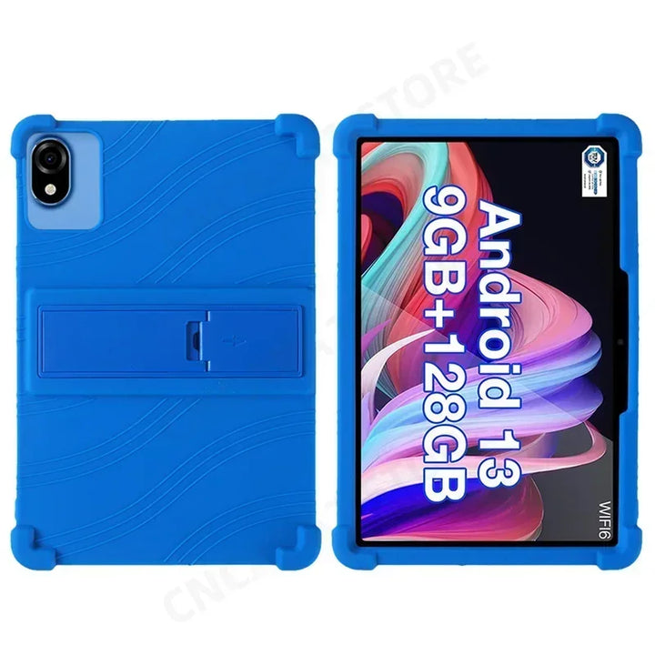 For Teclast P30 T P30T Case 10.1 inch Tablet PC Soft Silicone Shockproof Cover with Rear Kickstand  Soft