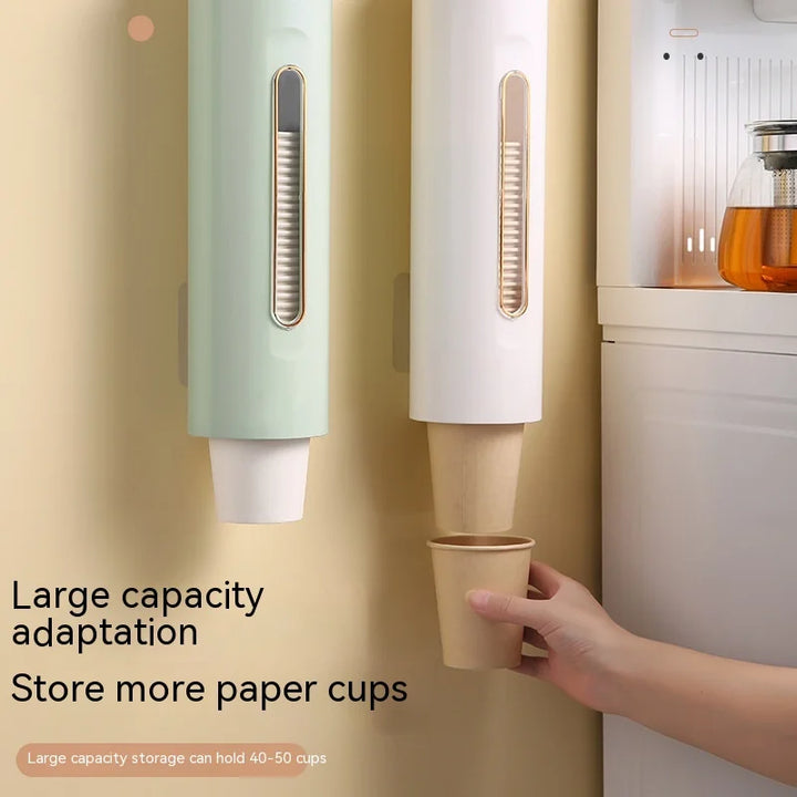 Light Luxury Cup Taker White Disposable Paper Cup Storage Holder