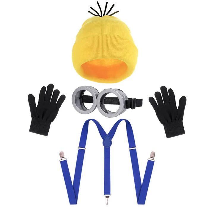 Minion Costume For Adults Costume Minion Goggles And Hat Outfit Cosplay Accessories For Fancy Dress Party Despicables Me costume