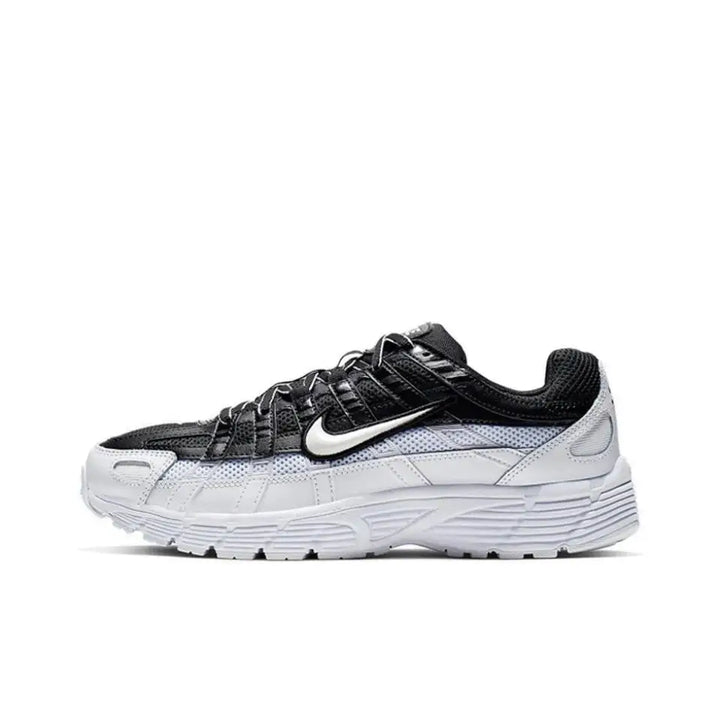 NIKE P-6000 Metallic Silver PRM NA Men's Sports Shoes Training Low Top Breathable Plaid Lightweight Running Shoes Casual Shoes