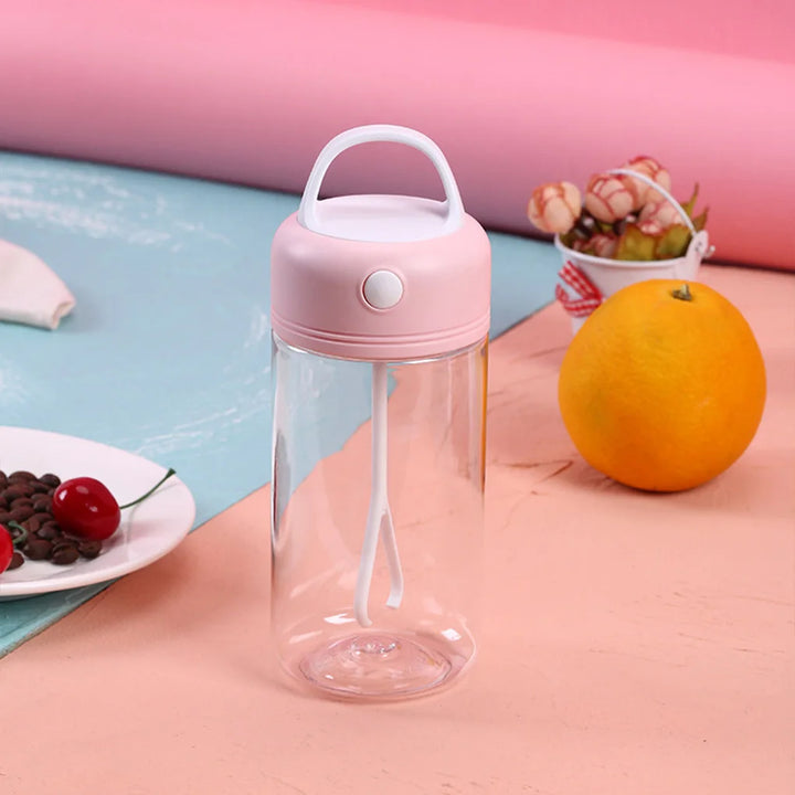 Electric Shake Bottle IPX5 Waterproof 380ML 3W Milk Cup Portable Plastic Shaker Battery Operated Water Drink Mixer