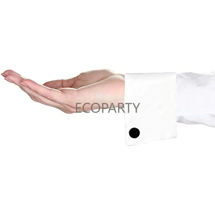 Sexy Collar and Cuff Set Male Dancer Sexy Stripper Costume Accessories for Halloween Bachelor Parties Set White