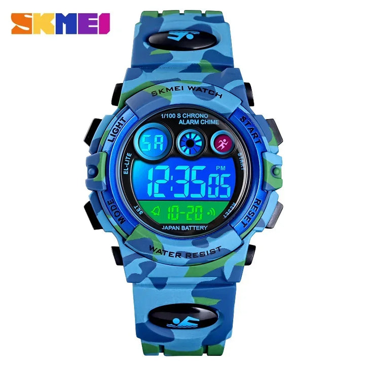 SKMEI Shockproof Digital Watch for Children Waterproof Sports Electronic Wristwatches Kids Boy Clock 1266 Reloj Para Niñas 1547