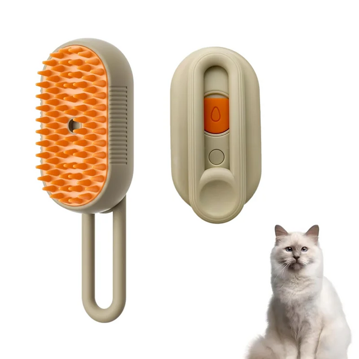 3-in-1 Dog Hair Brush Cat Hair Brush Electric Pet Cleaning Brush Steam Spray Brush Massage Hair Removal Comb anti-Tangle Brush