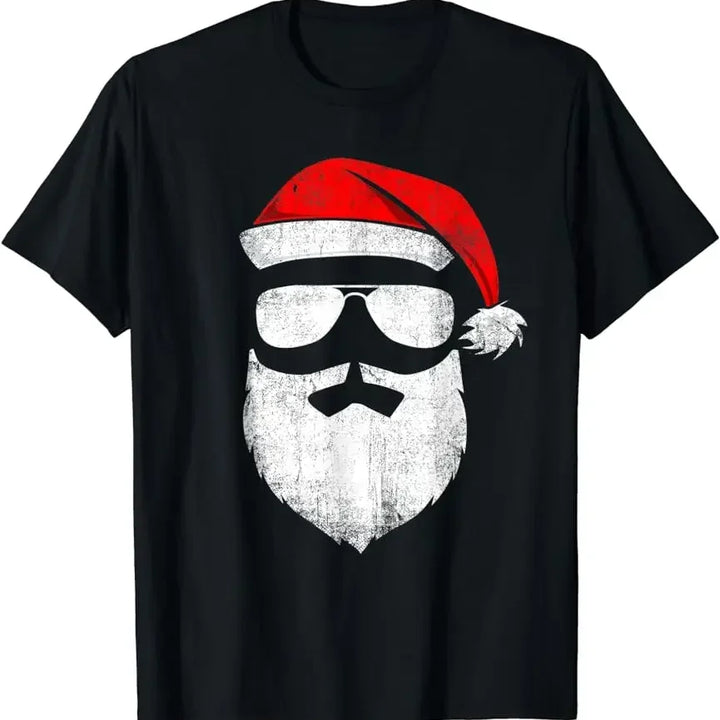 VIdeo Game Controller Christmas Santa Hat Gamer Boys T-Shirt Creative Men Funny Geek Tops Print Tee Male TShirt Men Clothing