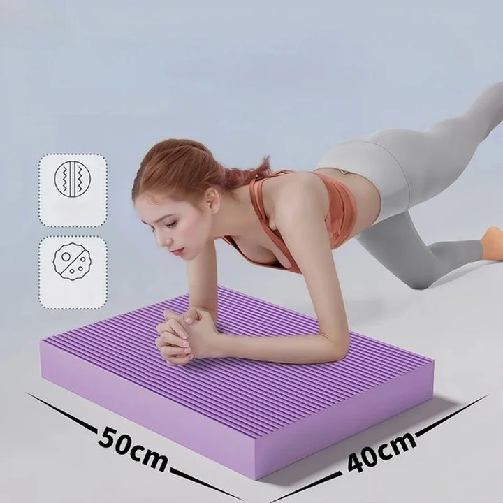 Yoga Mat Foam Exercise Pad Soft Balance Pad TPE Non-slip Balance Cushion Training Body Building Fitness Equipment Pilates Board