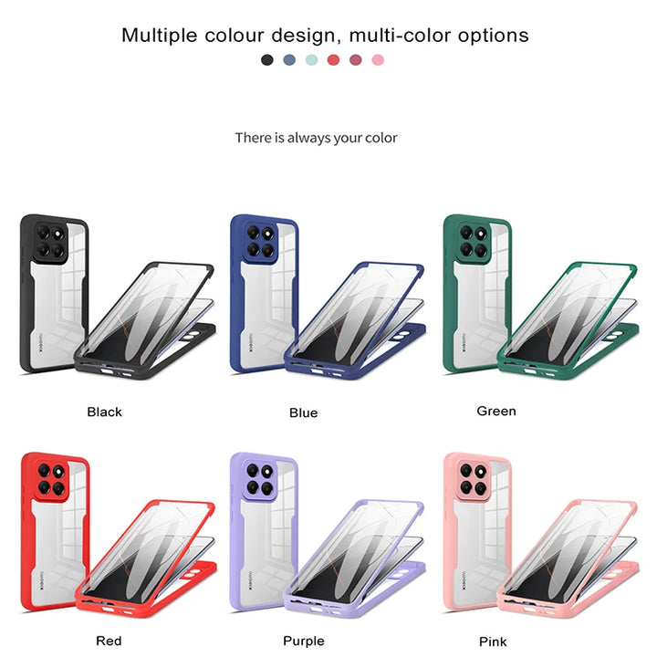 360 Clear Shockproof Protective Case For OPPO Reno 4Z Reno 5Z Reno 5 Lite Reno 7 Full Body Cover