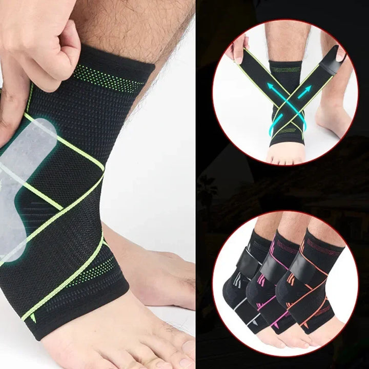 CEOI GWOK Ankle Support Brace Multifunctional Brace Compression Wraps Fitness Weightlifting Running Ankle Sport Fitness Guard