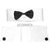 Sexy Collar and Cuff Set Male Dancer Sexy Stripper Costume Accessories for Halloween Bachelor Parties Set White