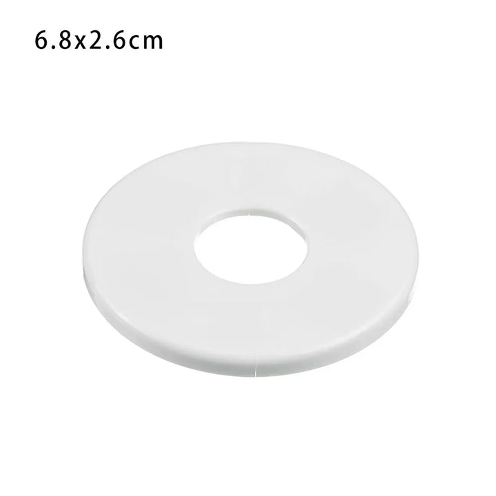 Wall Hole Decorative Cover White Wire Pipe Wall Covers Splittable Self-adhesive Faucet Air Conditioning Hole Desktop Decor