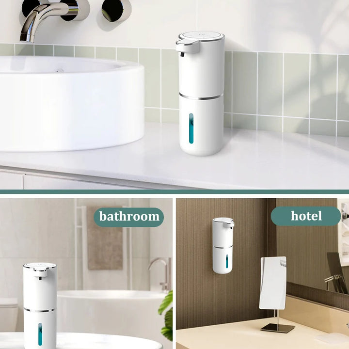 P11 Automatic Non-Contact Induction Foam Soap Dispenser 380ml USB Charging 4-speed Hand Washing Machine Wall-mounted Dispenser