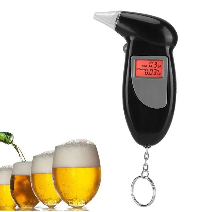 New 2024 Birds Beak Vehicle Breathalyzer Blowing Digital Display Detector For Vehicle Portable Drink-driving Breathalyzer