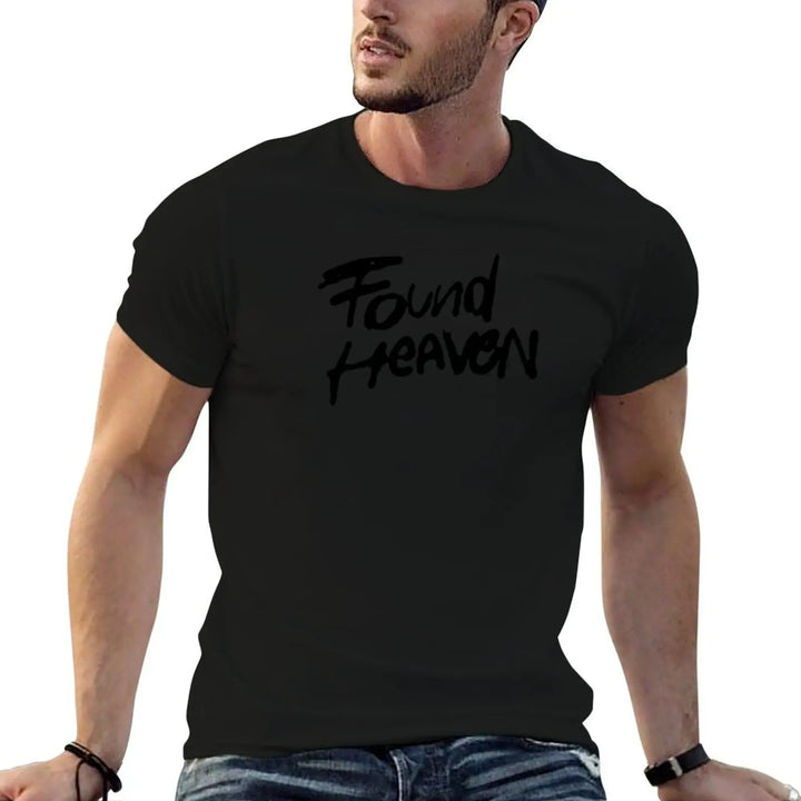 Found Heaven Handwritten Essential T-Shirt shirts graphic man t shirt plain sports fans mens t shirt graphic