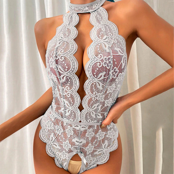 Sexy Lingerie Strap deep v lace open mesh thin embroidery sexy-underwear-woman sexy sets sissyfikation adult large xxxl dresses