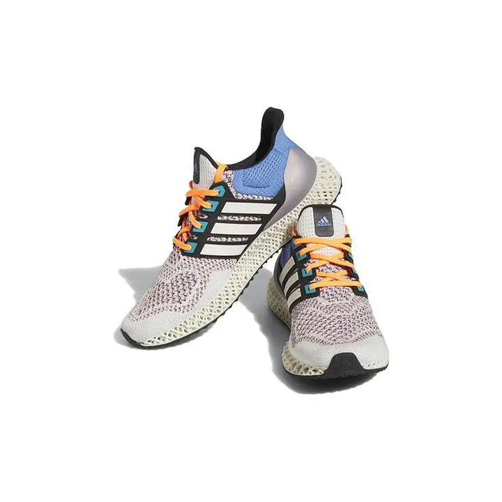 adidas Ultra 4D Chalk Blue Fusion Orange Sneakers shoes HP9735