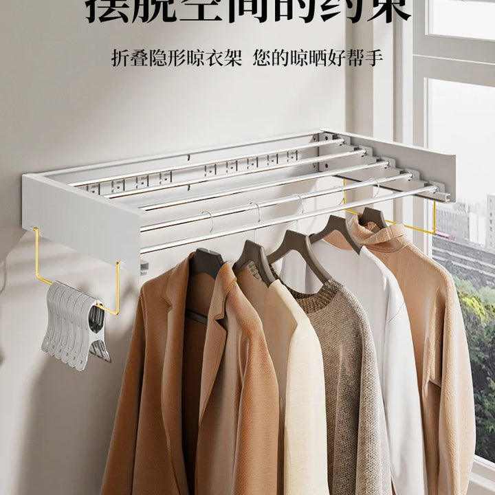 Metal Outdoor Coat Rack Luxury Round Clothing Salon Rack Industrial Style Home Decoration Versatile Apparel Display