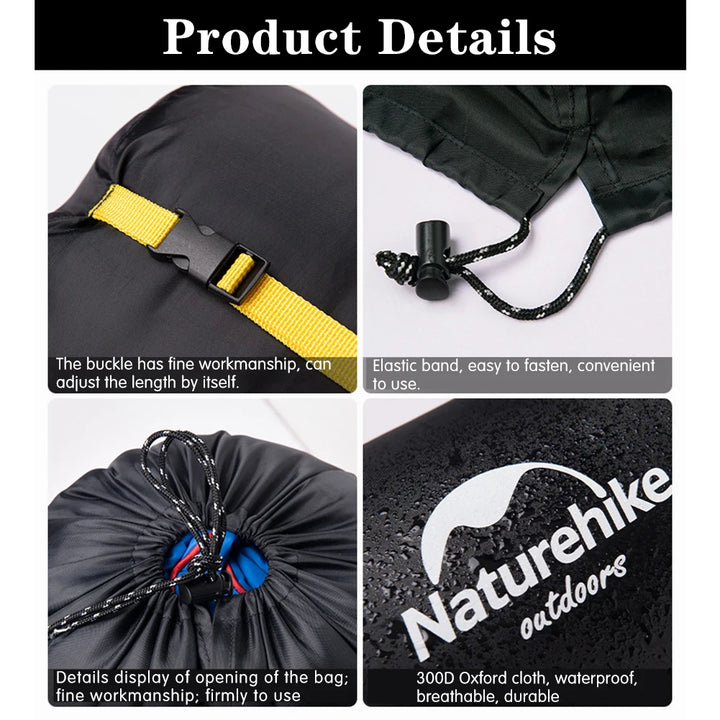 Naturehike Compression Bag Outdoor Hiking Ultralight Camp Sleeping Bag Compression Sack Storage Drawstring Pouch Camping Gadget