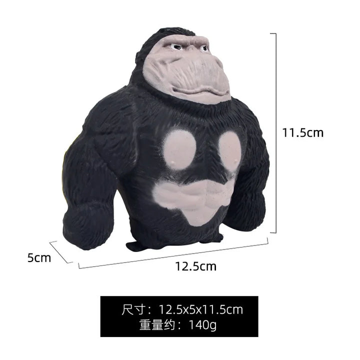 New Big Giant Spongy Squishy Fidget Orangutan TT Influencer Elastic Monkey Antistress Toy for Adult and Children Soft Fun Gift