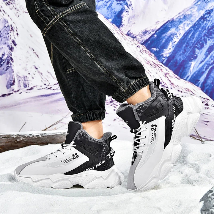 men boots 2024 New Winter Slippers Warm Men Shoes Waterproof Non-Slip Plush Sneakers Male tenis shoes Boots Men Sneakers Winter