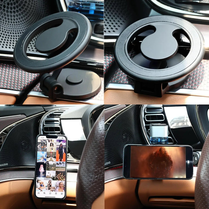 1080 Rotate Magnetic Car Phone Holder Stand Magnet Car Mount Support GPS Mobile Bracket in Car For Macsafe iPhone Samsung Xiaomi