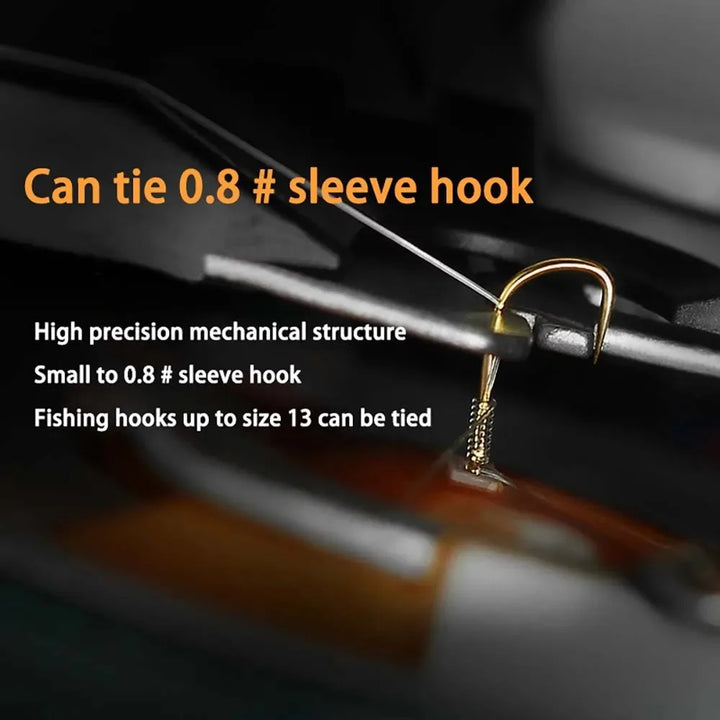 Fishing Hooks Line Tying Device Fast Tie Tool Fishing Line Tie Tool Accessories Electric Automatic Portable Fishing Hook