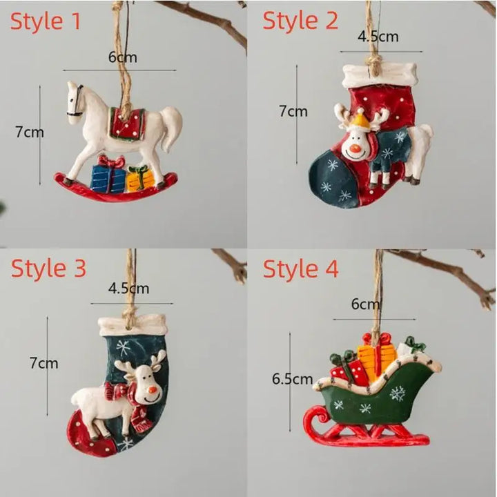 2024 Christmas Ornament Hangs Xmas Tree Pendant Personalized Product Hanging Decoration Home Decor