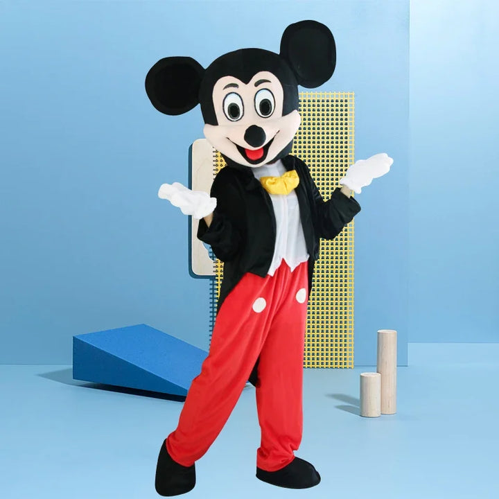 Mickey Minnie Mouse Mascot Costume Set Classic Disney Cartoon Characters Advertising Event Party Christmas Costume for Adult