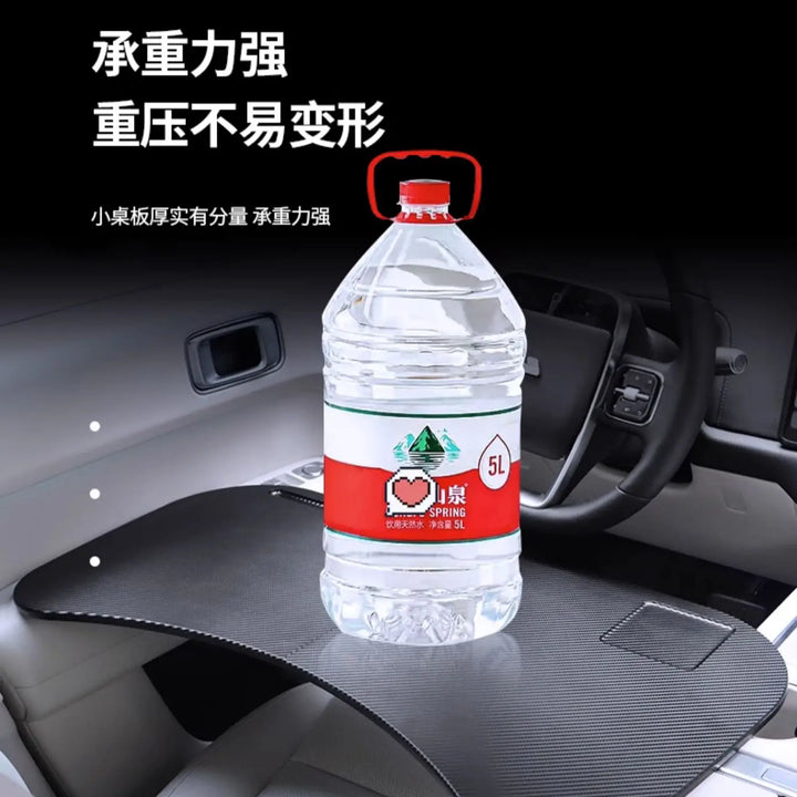 For Leading LI Lixiang L6 L7 L8 L9 2024 Driver's Steering Wheel Table Car Foldable Carbon Fibre Food Tray Car Drink Holder Table