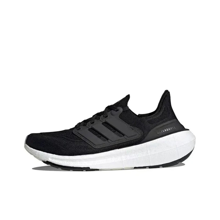 Adidas ULT Men Women Running Shoes Comfortable Fabric Anti-slip Wear Lightweight Low-top Casual Running Shoes Black and White