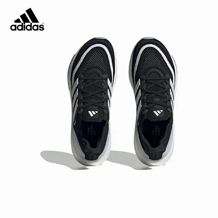 Adidas ULT Men Women Running Shoes Comfortable Fabric Anti-slip Wear Lightweight Low-top Casual Running Shoes Black and White