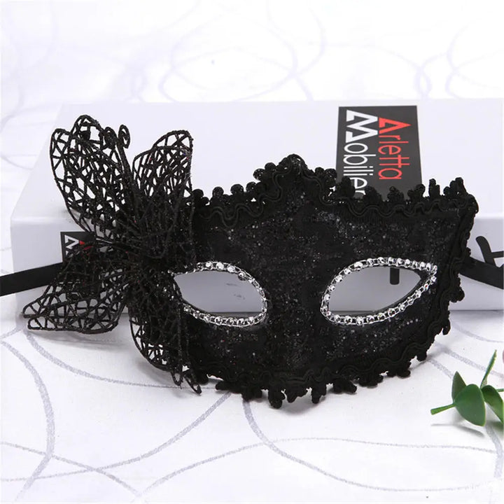 Sexy Lace Mask Women Cat Cosplay Supplies Dance Party Performance Masquerade Fox Mask Couple Animal Face Decor Eyes Accessories