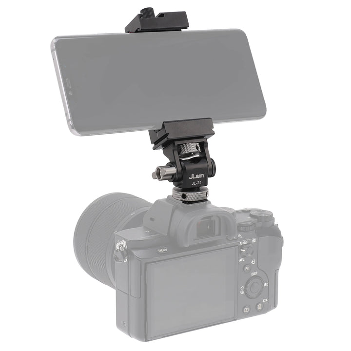 FOTGA Cold Shoe Monitor Mount Bracket QR Plate Universal Cold Shoe 3KG Payload Photography for DSLR SLR Camera Monitor Speedlite