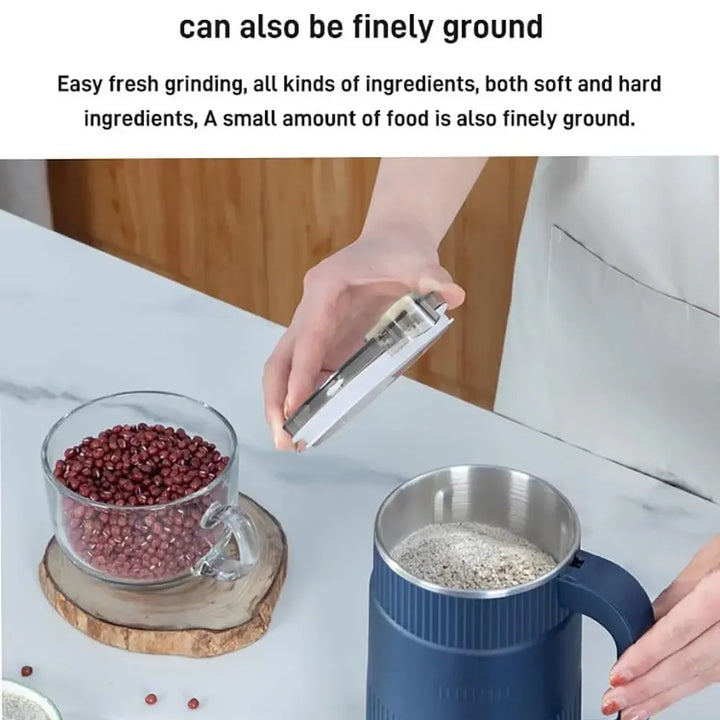 Electric Coffee Grinder Beans 500ml Grain Grinder Beans Grains Mill Household Electric Stainless Steel Grind Machine for Kitchen