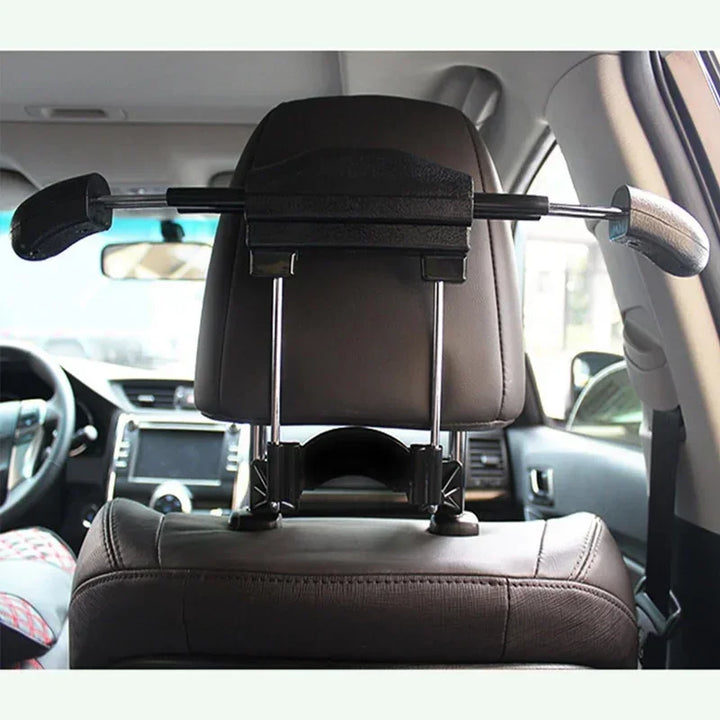 Car Coat Hanger Multifunctional Retractable Automotive Headrest Back Seat Coat Hanger Hook Organizer Holder for Clothes Suit