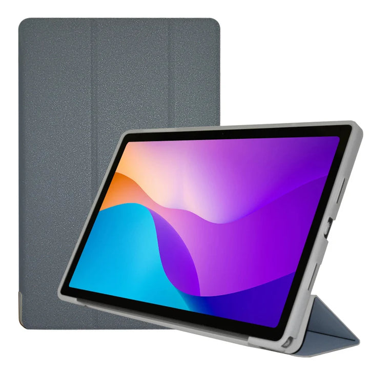 Case For Teclast P30T 10.1 Inch Tablet,TPU Soft Shell Fold Stand Cover For P30T + Stylus Pen