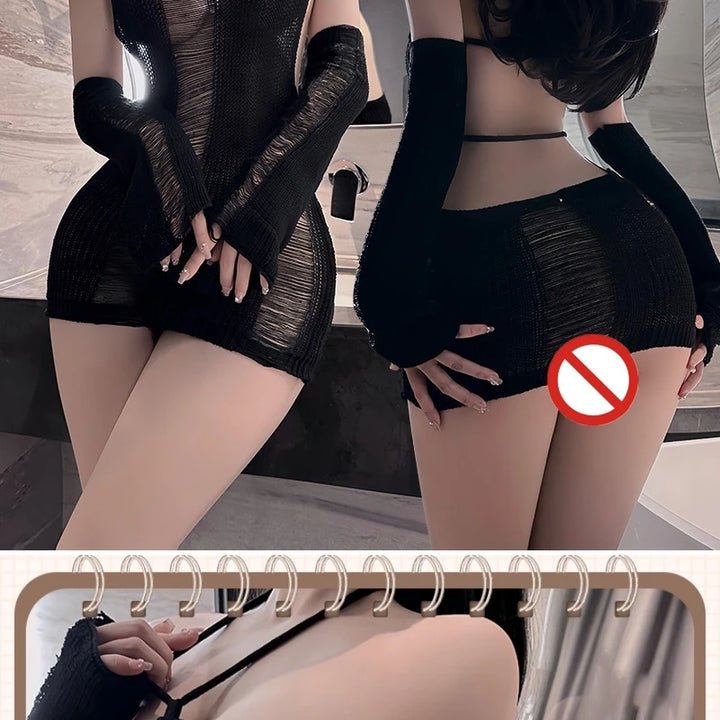 Funny Sexy Erotic Suit Sets For Women Cosplay Costume Sex Clothes Dress Jumpsuit Bodysuit Lingerie Exotic Apparel Uniform