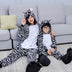 Flannel Anime Cartoon Zebra Sleepwear Halloween Cosplay Costumes Homewear Long Sleeve Onesies One Piece Pajamas Kigurumi Fluffy