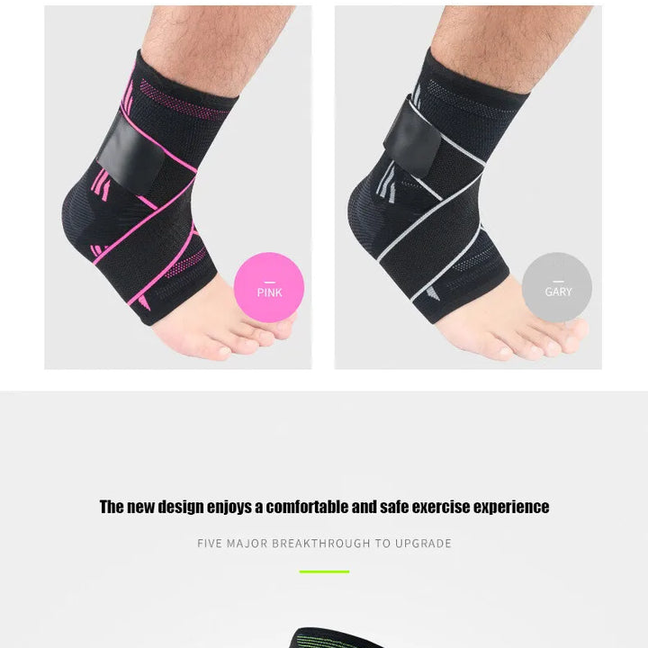 CEOI GWOK Ankle Support Brace Multifunctional Brace Compression Wraps Fitness Weightlifting Running Ankle Sport Fitness Guard